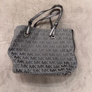 Michael Kors Monogram Gray Purse